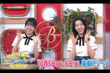 夜バゲット【平尾帆夏💙小西夏菜実】『ひなパレ & LIVE 紹介』