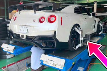 俺のR35GTRが真っ直ぐ走らなくなった