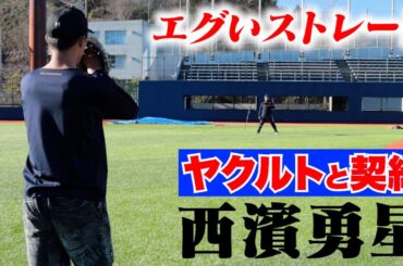 ヤクルトと契約・西濱勇星。くふうハヤテから初の移籍。