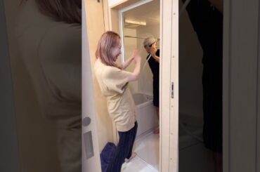 妹がお風呂に入る瞬間に待ち伏せしてみたらww #shorts #イタズラ