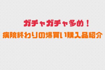 病院終わりの爆買い購入品紹介