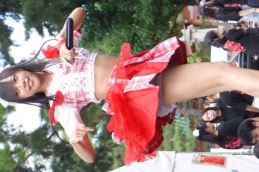 【アイドルライブ】赤色担当は褐色の美少女　#Japanese girls Idol group