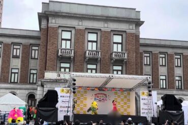 ご当地キャラカーニバル inぐんま　2日目 ふなごろー、寺嶋由芙(別バージョン)