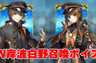 【FGO】W岸波白野(cv:阿部敦＆石川由依) 召喚演出ボイス