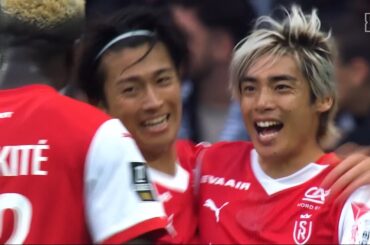 【伊東純也＆中村敬斗｜アンジェ戦プレー集】日本の“両翼コンビ”で試合を決めた！止まらない中村敬斗3戦連発弾にイナズマのゴラッソ！｜2024-25 リーグアン第6節