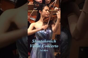 Shostakovich Violin Concerto 1st mov. #shostakovich #violin  #yumibasisters