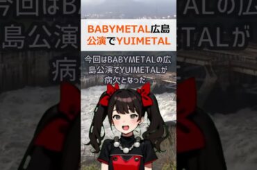 BABYMETAL広島公演でYUIMETALが病欠となった理由とは？こ… #shorts 671