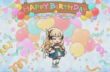 【プリコネR】 サレンの誕生日（2024/10/04）バースデープリンセス思い出プレイバックムービー (CV:堀江由衣)＆全キャライラスト Saren CV:Yui Horie Priconne