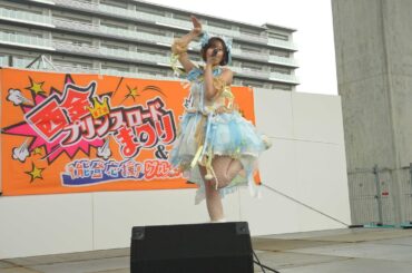 【4K60P】 空野青空(あおにゃん) 1曲目「shooting star op＊」2曲目「Chu♡Chu♡」 @第7回 西金プリンスロードまつり 西金沢駅東口広場 2024/09/22