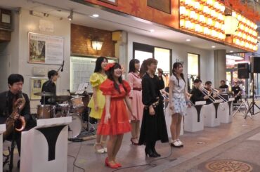 ニューブリッコ街へ行く（禁じられた遊び、赤いスイートピー、スマイル・フォー・ミー、C-Girl、夏色のナンシー）cover ♪ のん子、渚、安奈、南、るる　ダン石田とニューブリッコ