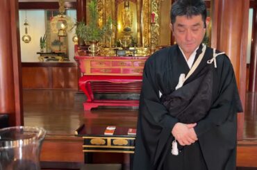 Rito matinal em templo budista Marília Shinshu Honganji 　ブラジルから朝のお参り 2024/10/03