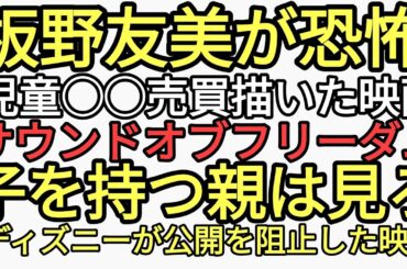板野友美が戦慄した実話を映画化したサウンドオブフリーダム　子を持つ親は見ろ　ディズニーが配給を阻止