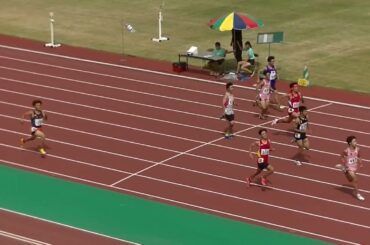 20240922北九州市中学新人陸上 男子200m決勝