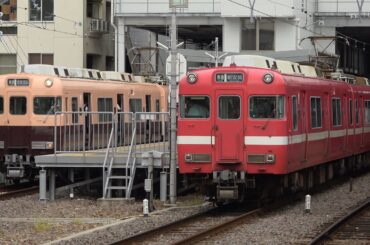 [ﾁｮｺﾂｰﾄﾝ×白帯復刻！] 名鉄6000系 6010F&6011F 新安城並び+おまけ 撮影記録