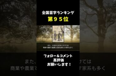 「久保」苗字の由来＆ランキング