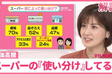 【スーパーの“使い分け”してる？】物価高で買い物「変わった」65％  値引き・店内にバー…集客合戦に熱【#みんなのギモン】