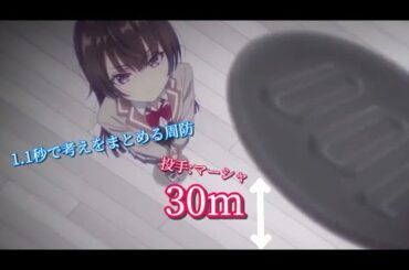 【バケモノつどい】マーシャが30mもコインを投げあげてる途中に周防有希が1.1秒で頭を整理するシーン【ロシデレ】