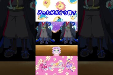 【わんだふるぷりきゅあ】どっちがガオウ様かな？【わんぷり・プリキュア・precure・güzel Kür・光之美少女・프리큐어・بريكور】#shorts