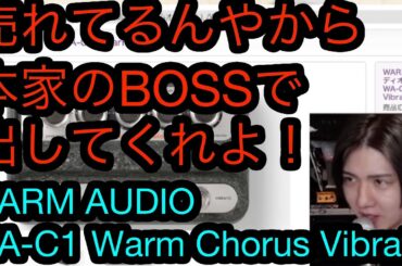 めっちゃ売れてるんやから本家のBOSSで出してくれよ！WARM AUDIO ( ウォームオーディオ ) / WA-C1　Warm Chorus Vibrato