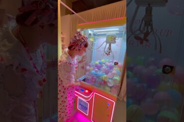 TIRTIRのUFOキャッチャーやったらまさかの大当たりでた😍💗