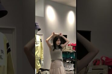 お気に入りの帽子を見つけてニコニコの沖田愛加💘#ゴルフファッション#テーラーメイド#セントフォースゴルフクラブ#沖田愛加 #ゴルフ#ゴルフ女子#golf