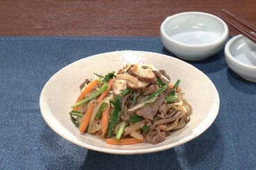 【3分クッキング公式】しらたきチャプチェ