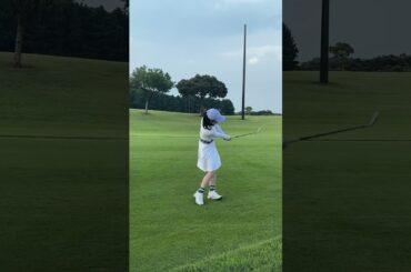 笹井千織のショット⛳✨#golf #ゴルフ#ゴルフ女子#ゴルフ初心者#ゴルフ練習#セントフォースゴルフクラブ#オフショット#笹井千織