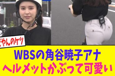 【画像】WBSの角谷暁子アナ、ケツを撮影されてしまう