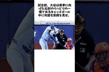 試合前はメッツファンから声かけられる大谷翔平、ブーイングの中で２安打…勝負の舞台はＬＡへ #shorts #野球 #プロ野球