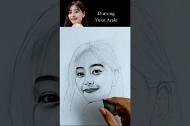 Drawing Yuko Araki #shorts