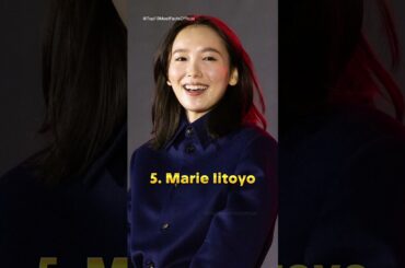 Top 10 Most Beautiful and Popular Japanese Actresses #shorts