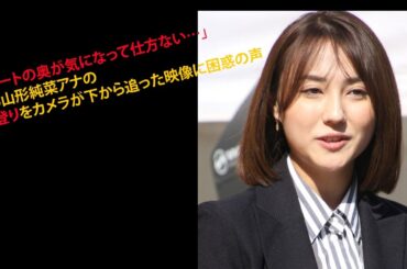 「スカートの奥が気になって仕方ない…」TBS山形純菜アナの山登りをカメラが下から追った映像に困惑の声