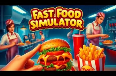#1【ハンバーガー屋】 w/コロさくさん、とんしゃん、みそさん  【Fast Food Simulator : Prologue】 夜型女の生放送♡