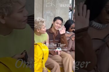 #TWICE #MOMO さん、#磯村勇斗 さん、ウ・ドファンをオニツカタイガー2025春夏コレクションのショー会場でキャッチ！オニツカタイガー2025春夏コレクションの様子もまとめてお届け💫