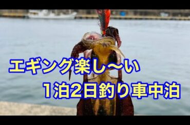 エギング楽し〜い　1泊2日釣り車中泊を毎週する釣りバカ夫婦