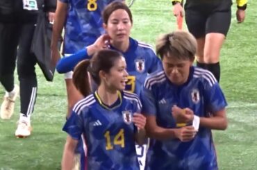 ベンチに戻る選手たち なでしこジャパンvs 北朝鮮【女子サッカー日本代表 】Ｎadeshiko JAPAN vs  North Korea 2024/2/28現地観戦