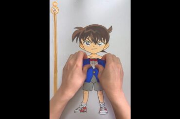 こどもの日を祝ってもらうコナン君🎏 Conan transforms🎏#shorts