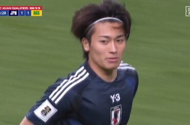 【速報】“絶好調男”がこじ開けた！中村敬斗のキレ味鋭いドリブルが相手のオウンゴールを誘う！｜AFCアジア最終予選 グループC第4節 日本×オーストラリア