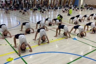 241026  夏帆（6歳）　運動会（組体操）