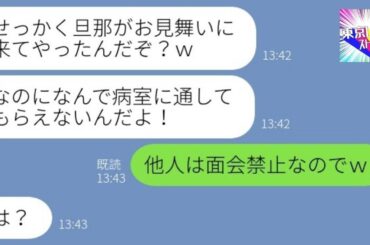 【LINE】つわりで入院中の嫁を放置して母親と旅行をするマザコン旦那「母さんを悪く言うな！」→毒親の肩を持つ最低男にある事実を告げた結果…ｗ【総集編】