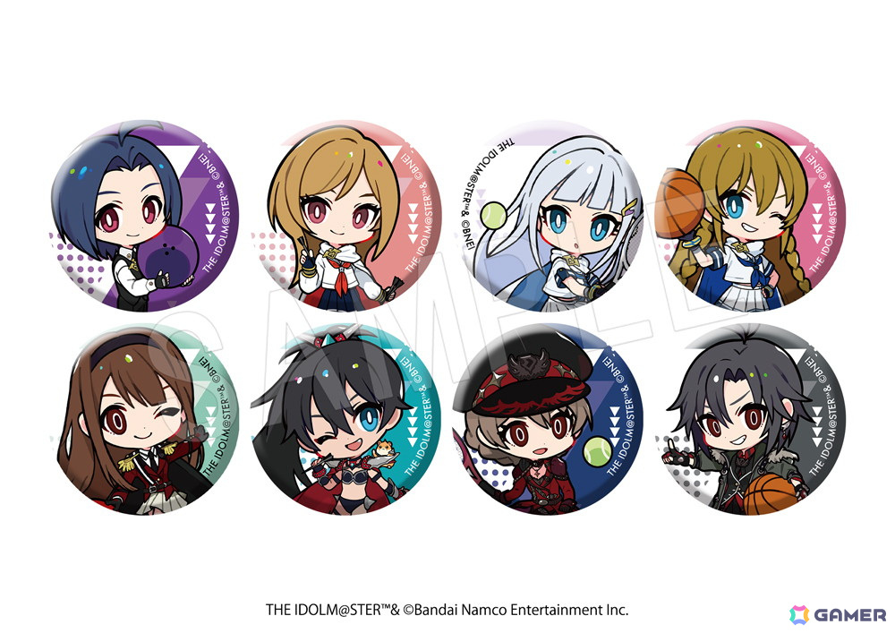 「アイドルマスター ミリオンライブ！」とROUND1のコラボキャンペーンが11月1日より開催！アクスタや缶バッジ、Tシャツなどのグッズも登場の画像