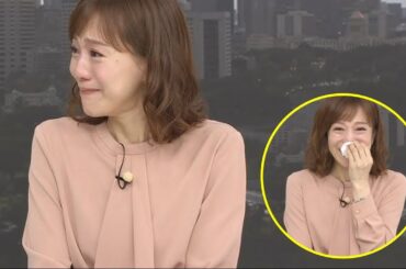 「ＴＨＥ　ＴＩＭＥ，」江藤愛アナ、生放送中に涙ポロポロ…杉山真也アナ「涙が止まりませんね」【江藤愛アナウンサー】【thetime_tbs】😢😢
