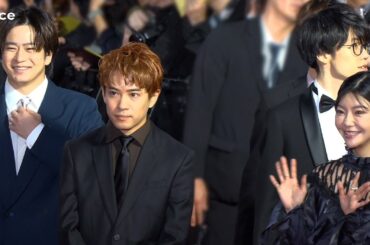 フレデリック三原兄弟が初レカペ、伊瀬茉莉也はキュートな笑顔で：第37回東京国際映画祭