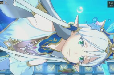 【転スラ まおりゅう】 [大海ノ化神] エルメシア・エル・リュ・サリオン の加護スキル＆交流 (CV:金元寿子) 【2024/10/28、3周年の新キャラ】