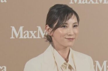 【加藤あい】約8年ぶりの公の場　理想の女性像”自分らしさを持ちしなやかに生きる”