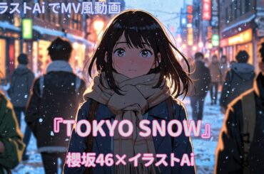 【櫻坂46】TOKYO SNOW×イラストAI