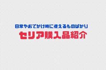セリア購入品紹介