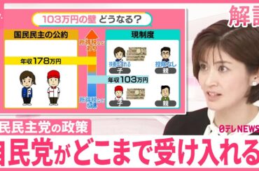 【「手取り増」実現できる？】「103万円の壁」引き上げで働き控えは？約7.6兆円の税収減も…【#みんなのギモン】