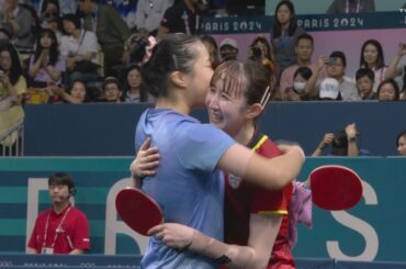 【卓球】シングルス史上3人目の快挙！早田ひなが銅メダル！日韓エース対決制す｜パリオリンピック 女子シングルス3位決定戦