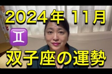 2024年11月♊️双子座の運勢✨